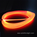 pmma side glow fiber optic cable 3mm